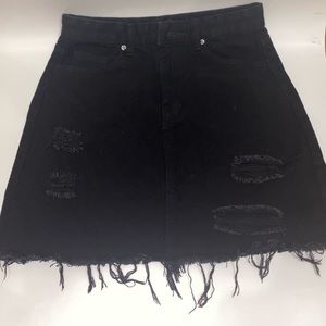 Shein Black Ripped Jeans